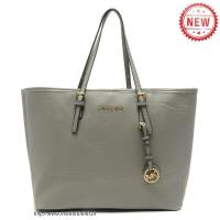 michael kors jet set saffiano reizen groot grijs bakken Almere Stad Shop t30kw698